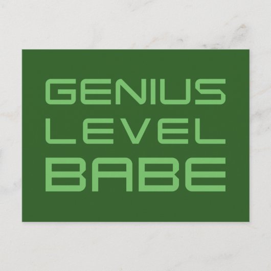 矢印 | Genius Level Babe ポストカード (正面)