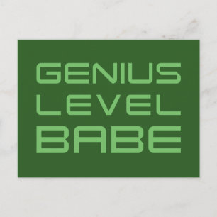 矢印 Genius Level Babe ポストカード