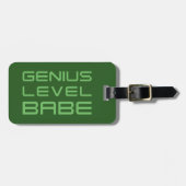 矢印 | Genius Level Babe ラゲッジタグ (正面横)