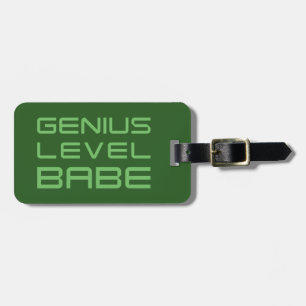 矢印 Genius Level Babe ラゲッジタグ