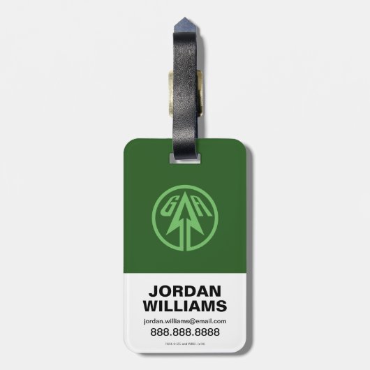 矢印 | Genius Level Babe ラゲッジタグ (裏面縦)