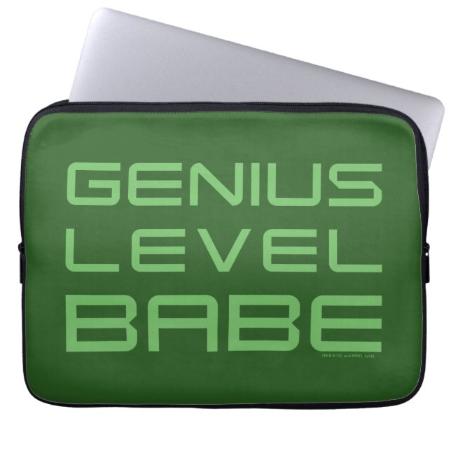 矢印 | Genius Level Babe ラップトップスリーブ (正面)