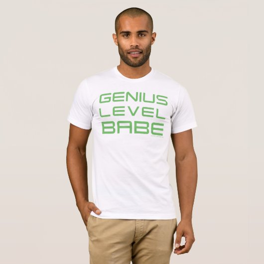 矢印 | Genius Level Babe Tシャツ (正面フル)