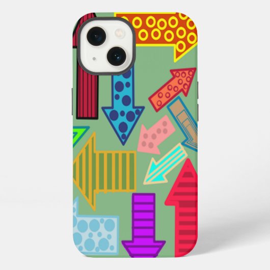 矢印 iPhoneケース (裏面)