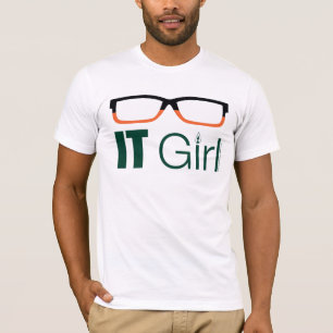 矢印 ITガールグラスの図 Tシャツ