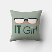 矢印 | ITガールグラスグラフィック クッション (裏面)