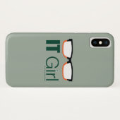 矢印 | ITガールグラスグラフィック Case-Mate iPhoneケース (裏面(横))