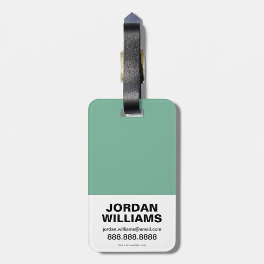 矢印 | Starling City Arrowロゴ ラゲッジタグ (裏面縦)