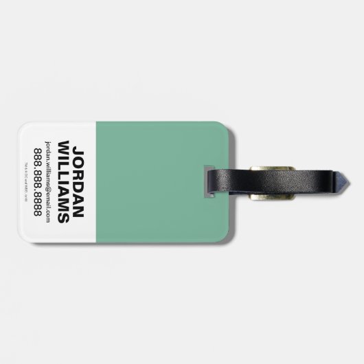 矢印 | Starling City Arrowロゴ ラゲッジタグ (裏面横)