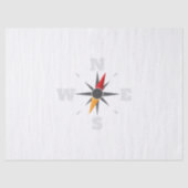 矢印NESWナビゲータ屋外ギフトアイディア 薄葉紙 (正面)