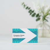 矢印v3 (白) – アクアブルーフェスト 名刺 (スタンド正面)