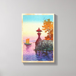 矢橋土屋興一ハンガで帆船を返す キャンバスプリント