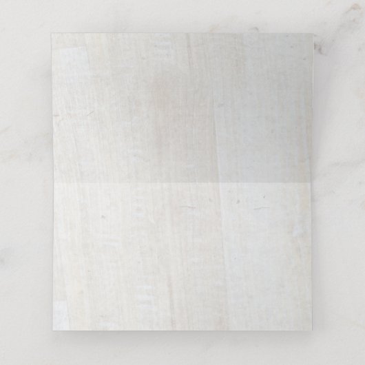 矢素朴印赤いハート結婚の プレイスカード (内部開封)