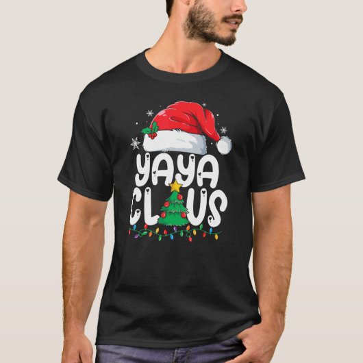 矢谷クロースマッチンググループクリスマスファミリークリスマスパ Tシャツ (正面)