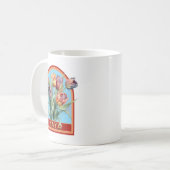 矢谷ヴィンテージフローラ祖母 コーヒーマグカップ (正面左)