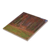 矢頭に鹿を追う タイル (側面)