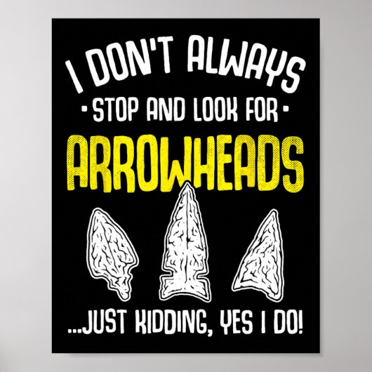 矢頭狩りフリント収集火打石S ポスター (正面)