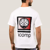 矢頭脳の赤 Tシャツ (裏面)