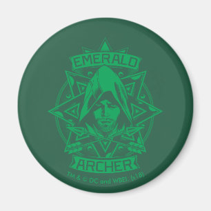 矢 エメラルドのArcherのグラフィック マグネット