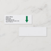 矢 スキニー名刺 (正面/裏面)