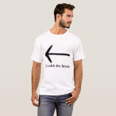 矢、私はhottieとあります tシャツ (正面フル)