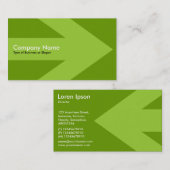 矢v3 (火星の緑) -緑669900 名刺 (正面/裏面)