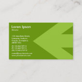 矢v3 (火星の緑) -緑669900 名刺 (裏面)