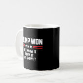 知っおもしろいている コーヒーマグカップ (正面左)