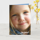 知っていますか。 カード (黄色い花)