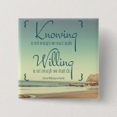 知っていることは十分ではないです 缶バッジ (正面)