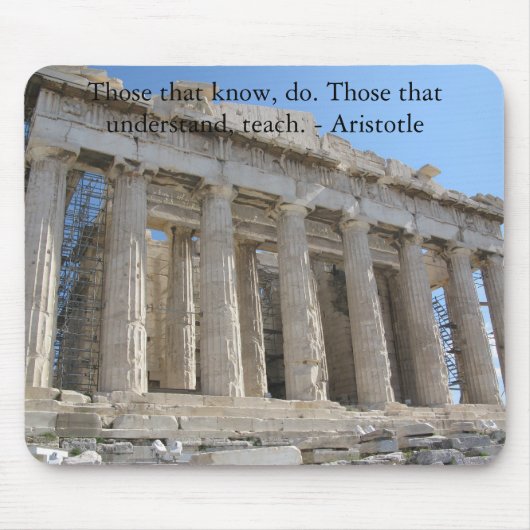 知っているそれらは。 理解するそれらは、教えます マウスパッド (正面)