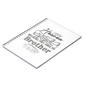 知っている天国の美しい場所彼らは私の弟を持っている ノートブック (左側)