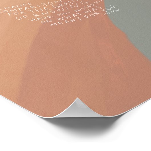 「知っている感謝の気持ちを比較する」 ポスター (角)