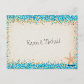 知っている私のゲーム | 海グリッター ポストカード (裏面)