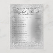 知っている私のゲーム | Silver Elegance ポストカード (正面)