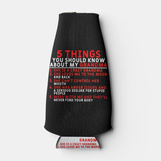 知っておくべきこと5つ – グラグラからの孫ギフト ボトルクーラー (正面)