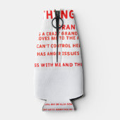 知っておくべきこと5つ – グラグラからの孫ギフト ボトルクーラー (裏面)