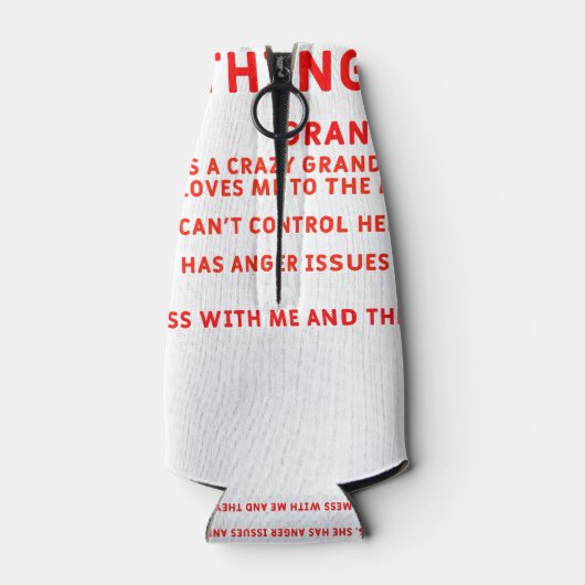 知っておくべきこと5つ – グラグラからの孫ギフト ボトルクーラー (裏面)