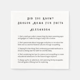 知ってた？ドラゴンママおもしろい スタンダードカクテルナプキン