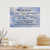 知ってた？ポスター ポスター (キッチン)