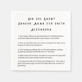 知ってましたか？ドラゴンママの豆知識 スタンダードカクテルナプキン