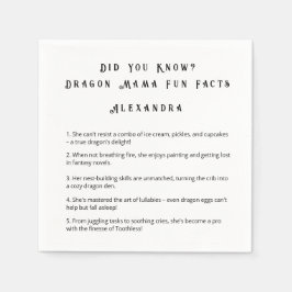 知ってましたか？ドラゴンママの豆知識 スタンダードカクテルナプキン