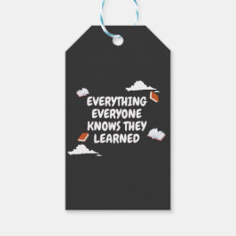 知ってることはすべて学 ギフトタグ