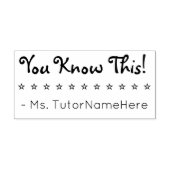 「知ってるだろう!」 先生スタンプ ラバースタンプ (インプリント)