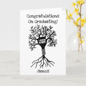 知ってるよ ニューロン シルエット カード (黄色い花)