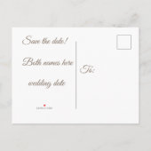 知ってる？ 日程を控えてね 案内ポストカード (裏面)