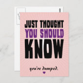 知っ考えておくべきだ ポストカード (正面/裏面)