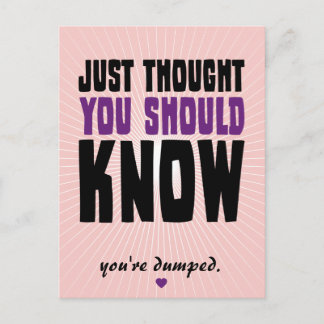 知っ考えておくべきだ ポストカード