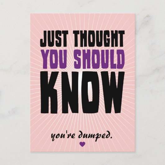 知っ考えておくべきだ ポストカード (正面)