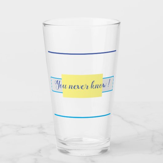 知らないだろ！ タンブラーグラス (正面)